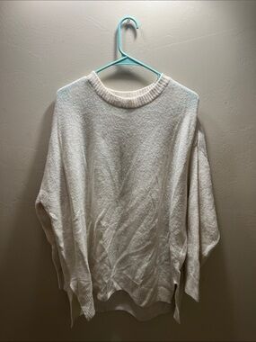 Divided Cream Crewneck Sweater